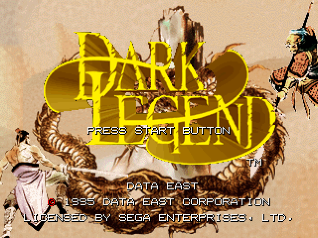 Dark Legend Title Screen